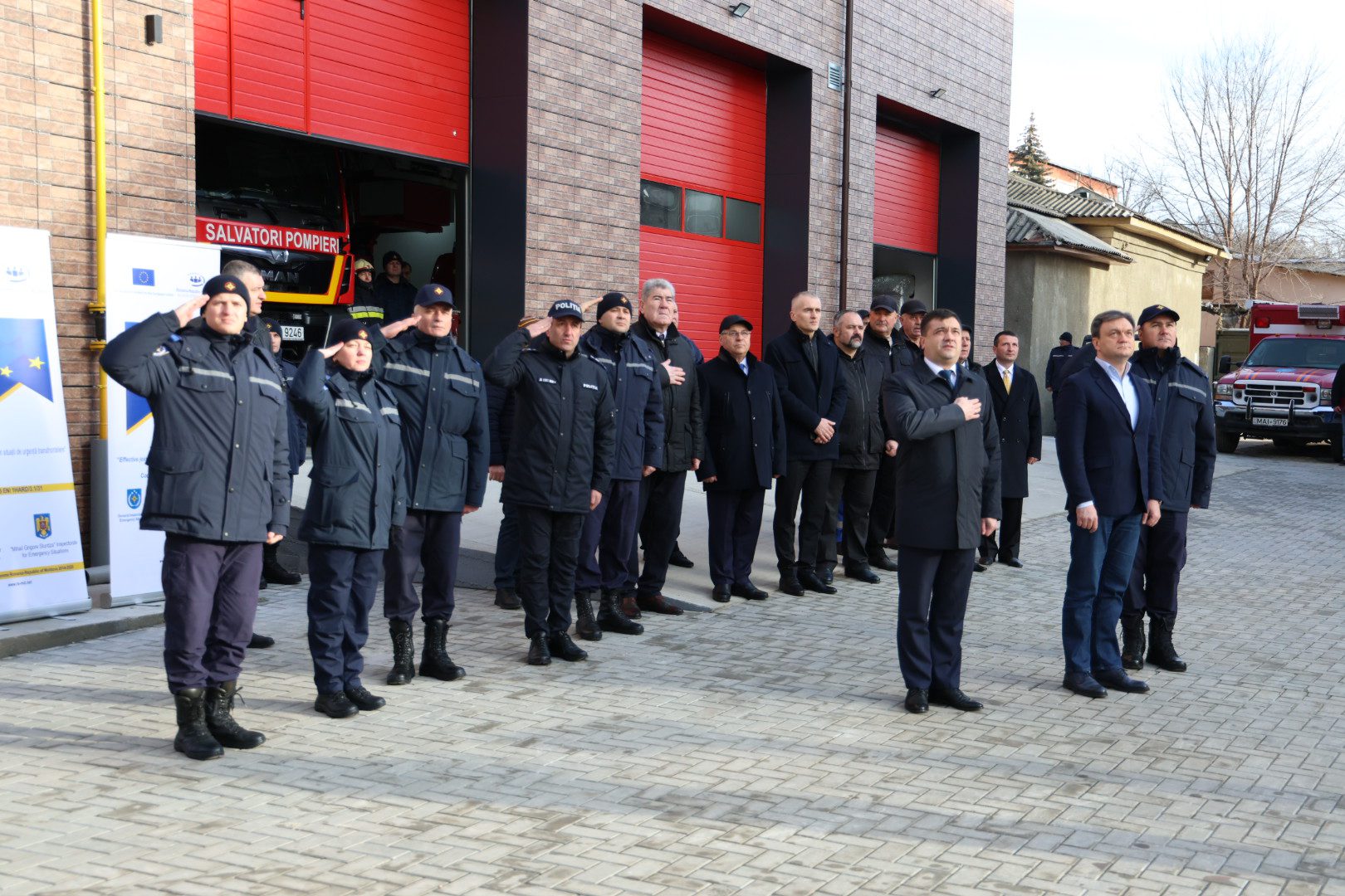 Inaugurarea Centrului de Dispecerat integrat pentru situații de urgență din municipiul Bălți